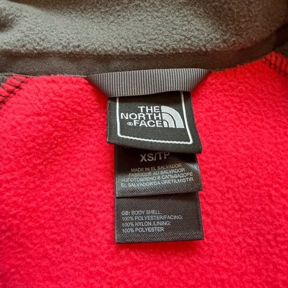 The North Face Khumbu Fleece Jacket XS - Hot Pink/Grey - Picture 4 of 7
